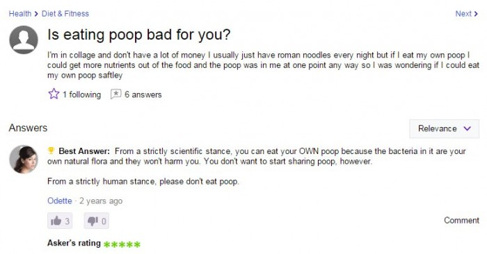 20 Hilarious Yahoo Answers Questions That Will Make You 