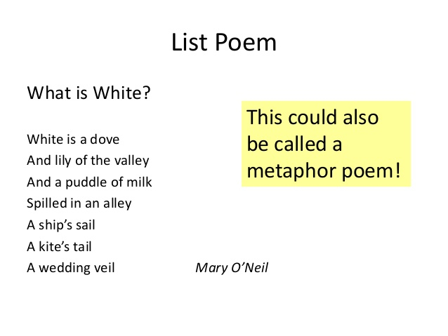 Extended Metaphor Poems
