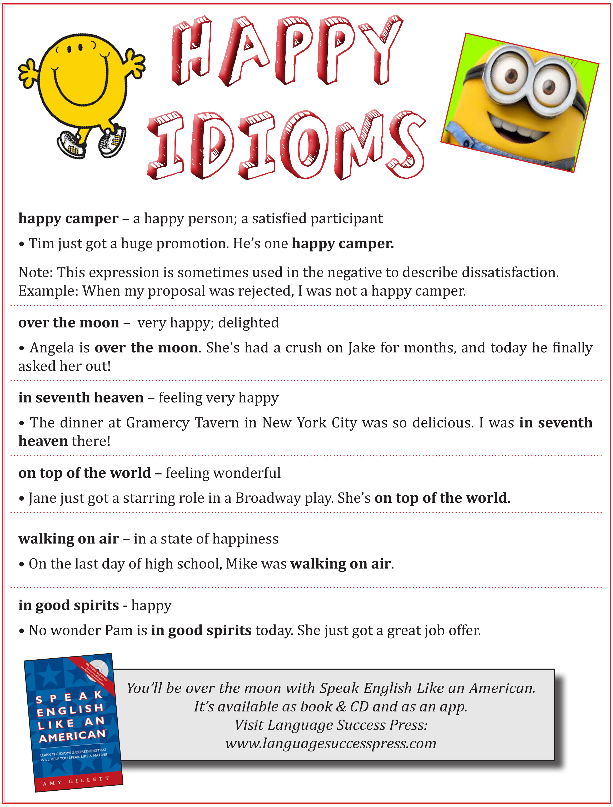 Happy idioms Here Are Some Great Ways To Express 
