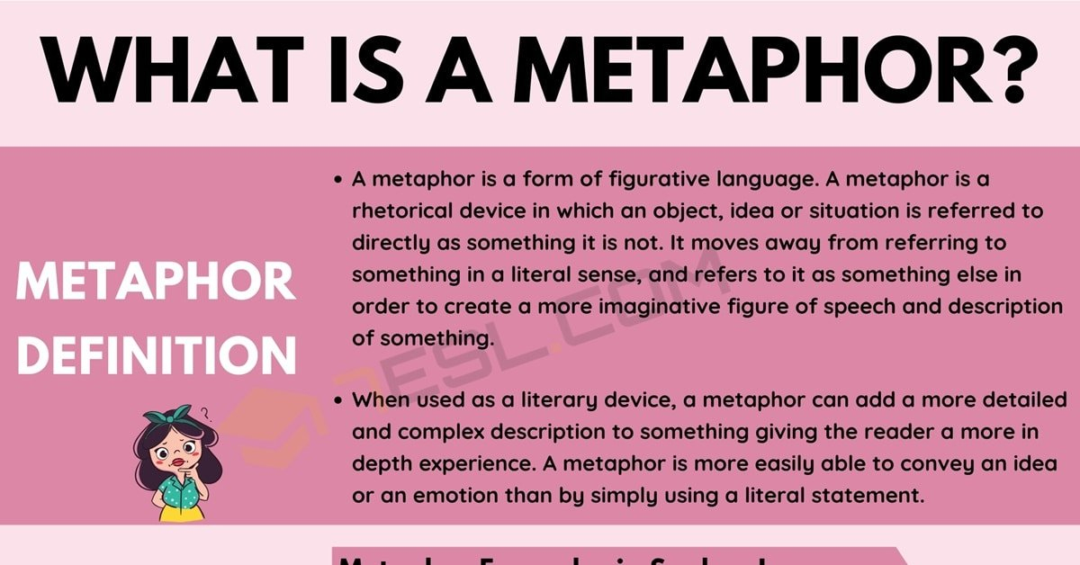 Metaphor Definition And Examples Of Metaphor In Spoken 