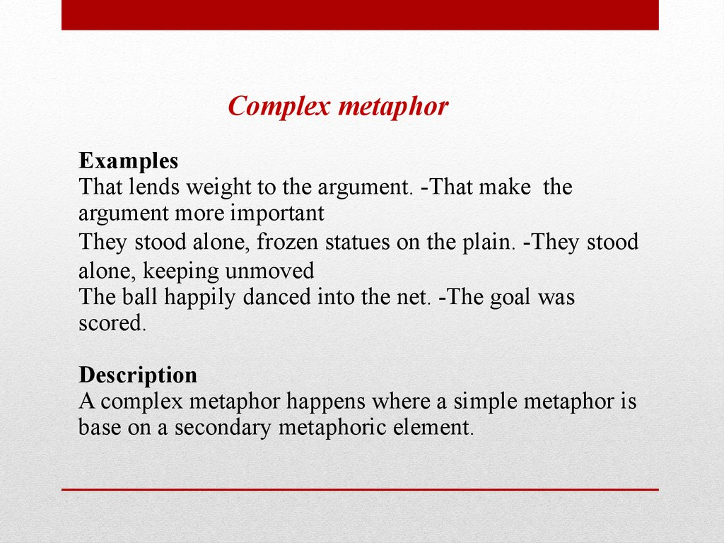 Metaphors History Of Metaphors 