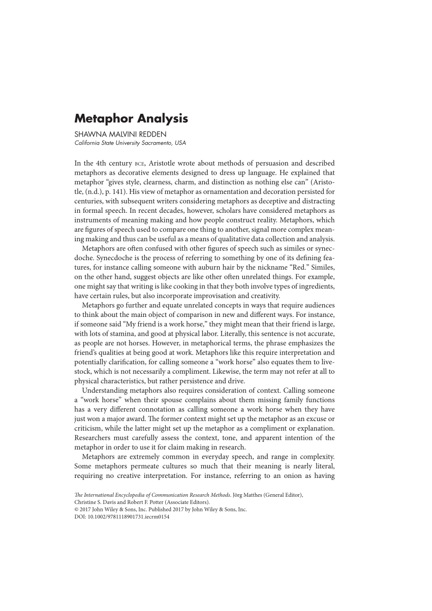  PDF Metaphor Analysis