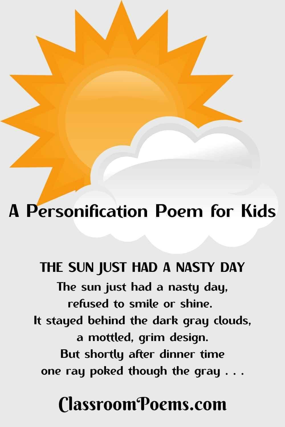 Personification Poems Personification Poems Funny Poems 