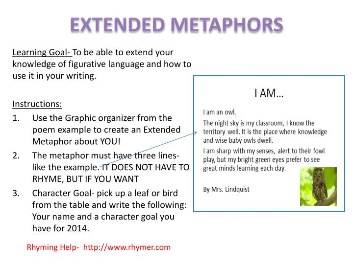 PPT EXTENDED METAPHORS PowerPoint Presentation Free 