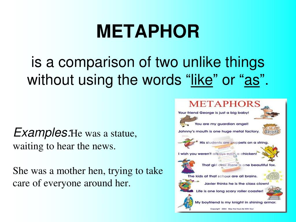 Metaphor examples