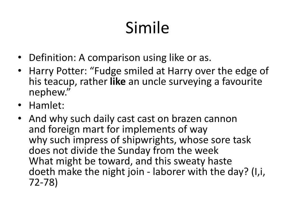 Metaphor Examples Harry Potter Metaphor Examples