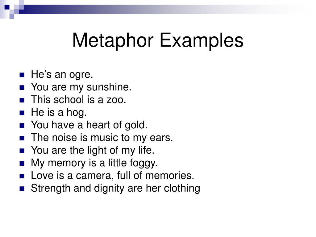PPT Simile And Metaphors PowerPoint Presentation Free 
