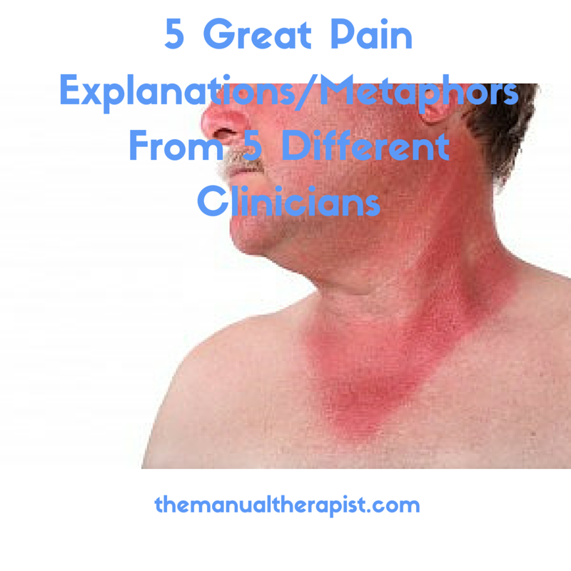 Top 5 Fridays 5 Great Pain Explanations Metaphors From 5 