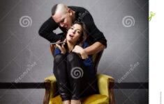 Violence On Woman Metaphor Stock Photo Image Of Hispanic