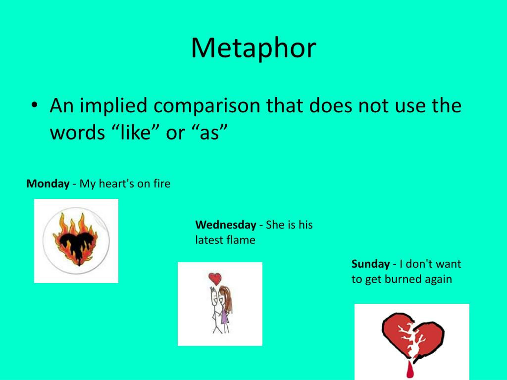 What Is A Implied Metaphor In English